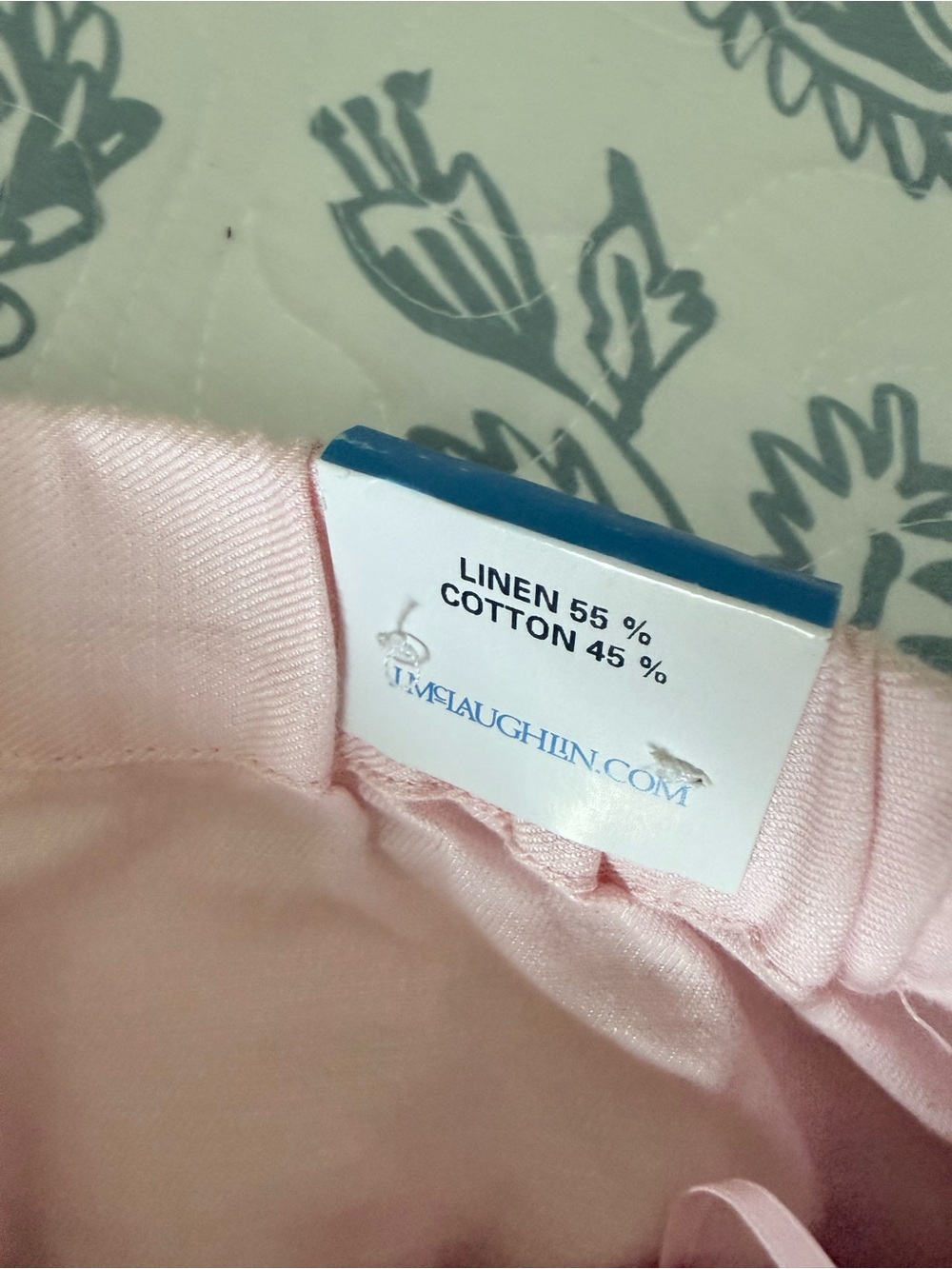 J McLaughlin NWT Amal Wide Leg Pink Pants Trousers size 6 - Linen Cotton -Classy - Picture 5 of 9